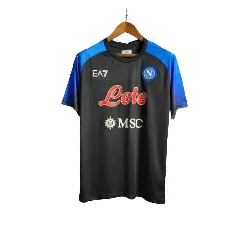 Camisa Napoli EA7 Treino Torcedor 22/23 Preto