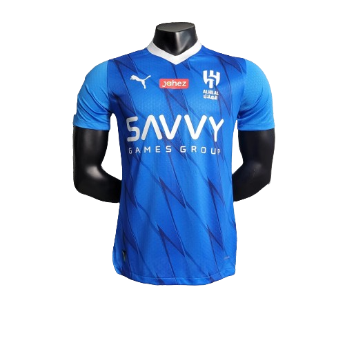 Camisa Al-Hilal I Home 2023/24 Jogador Puma Masculino Azul