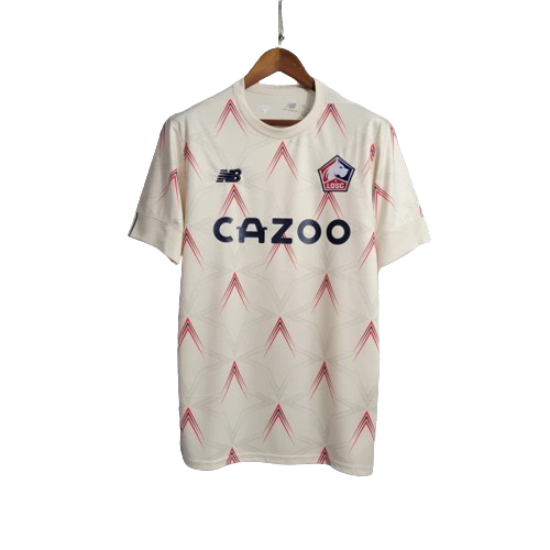 Camisa LOSC Lille IV New Balance Torcedor 22/23 Masculino Bege