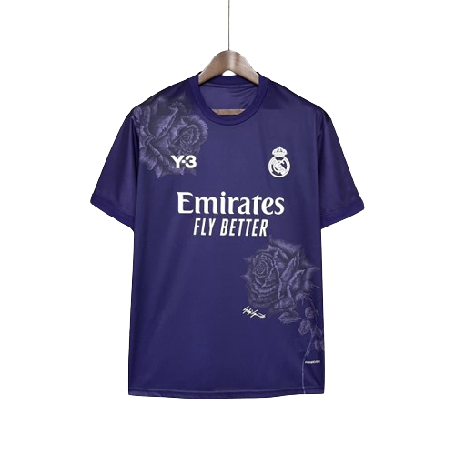 Camisa Real Madrid Y-3 Torcedor 2024/25 Masculino Roxo