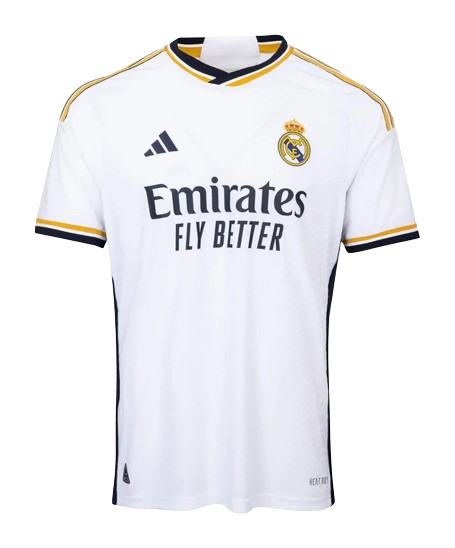 Camisa Real Madrid I Home 2023/24 Adidas Torcedor Masculino Branco