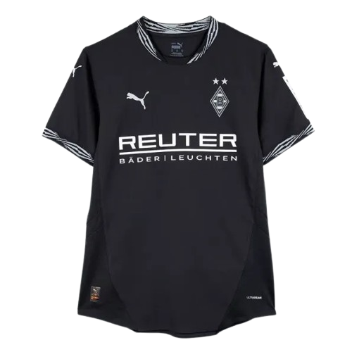 Camisa Borussia Mönchengladbach III Third 2024/25 Puma Torcedor Masculino Preto