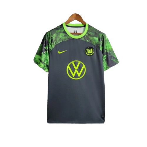 Camisa Wolfsburg II 23/24 Torcedor Nike Masculina - Preto