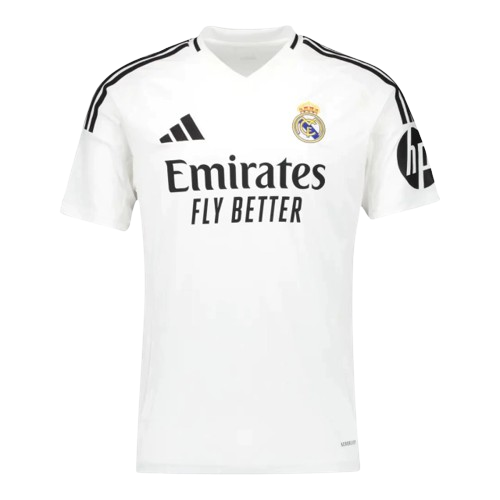 Camisa Real Madrid I Home 2024/25 Torcedor Masculina Branco