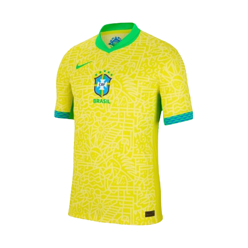 Camisa Seleção Brasileira I Home Nike Torcedor 2024/25 Masculino Amarelo