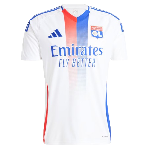 Camisa Lyon I Home 2024/25 Torcedor Adidas Masculino Branco