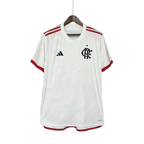 Camisa Flamengo II Away 2024/25 Adidas Torcedor Masculino Branco