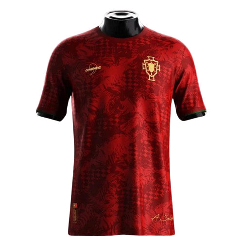 Camisa Portugal 24/25 Edição Especial Comma Football Vermelho