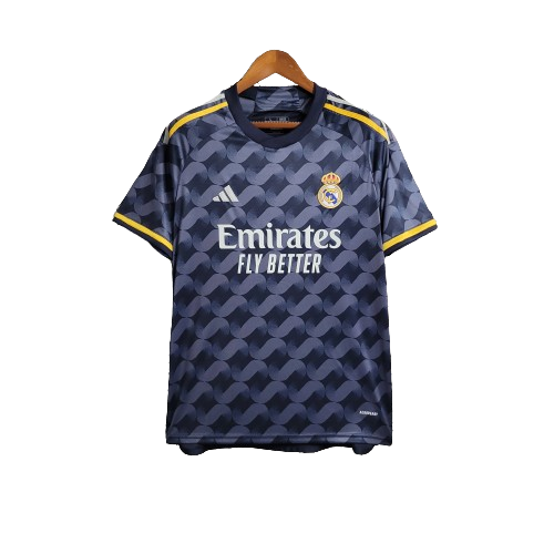 Camisa Real Madrid Away Adidas Torcedor 2023/24 Masculina Cinza