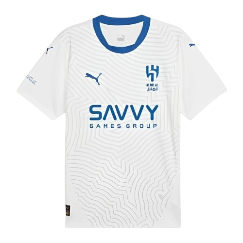 Camisa Al-Hilal Saudi II Away Puma Torcedor 2024/25 Masculina Branco