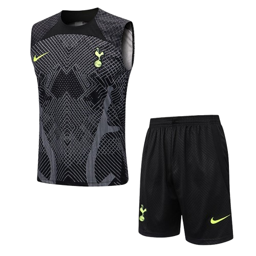 Conjunto Regata De Treino Tottenham 2023/24 Preto