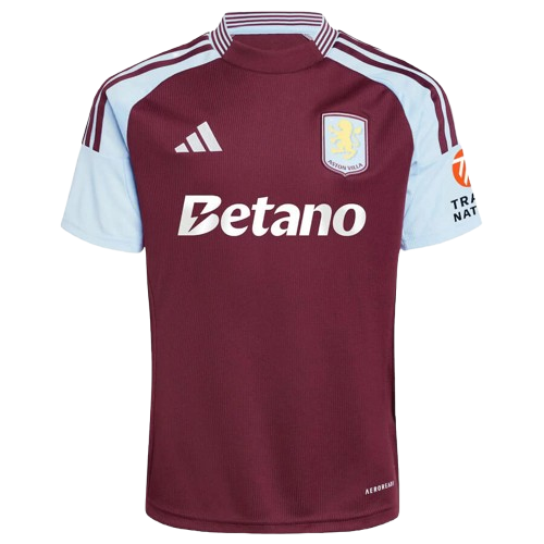 Camisa Aston Villa Adidas I Home 2024/25 Masculino Grená