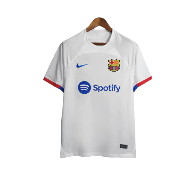 Camisa Barcelona Away 23/24 - Torcedor Nike Masculina - Branco