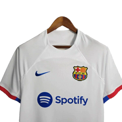 Camisa Barcelona Away 23/24 - Torcedor Nike Masculina - Branco