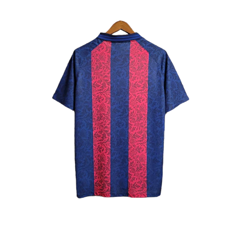 Camisa Barcelona Treino 23/24 Torcedor Nike Masculina - Azul e Grená