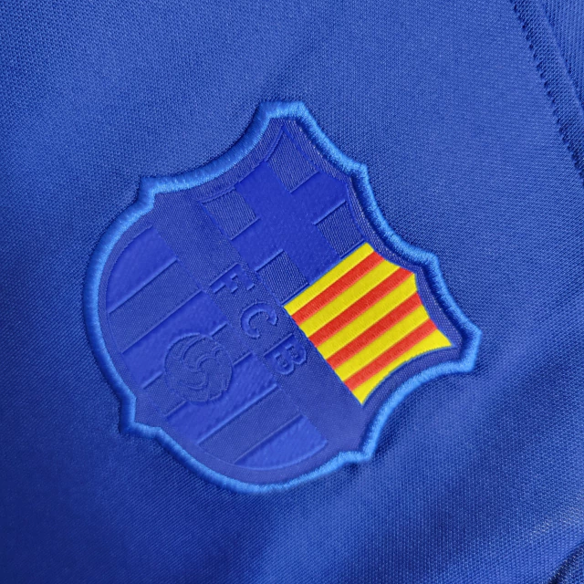 Camisa Barcelona Treino 23/24 - Regata - Torcedor Nike Masculina - Azul