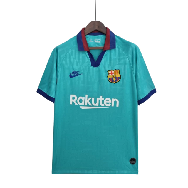 Camisa Barcelona Retrô Third 19/20 Torcedor Nike Masculina - Verde