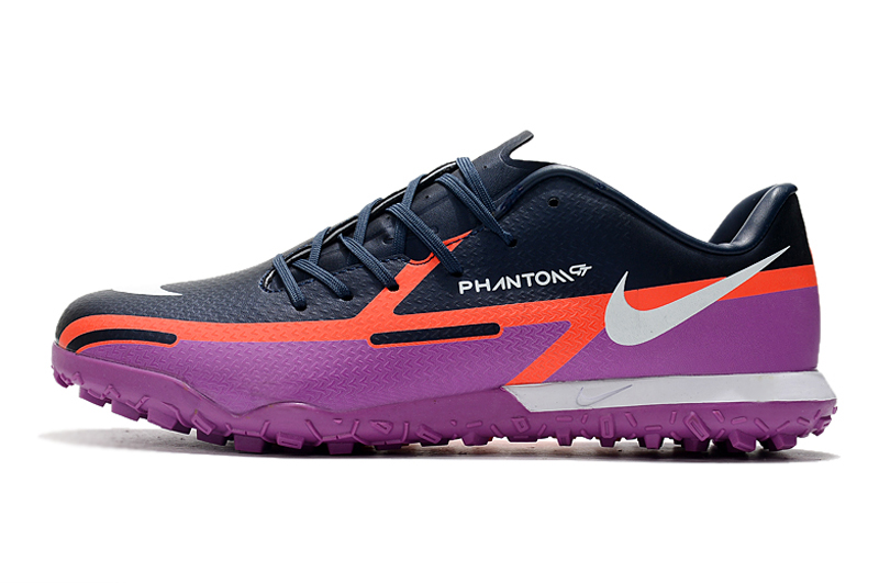 Chuteira society Nike Phantom GT2- preto- lilás