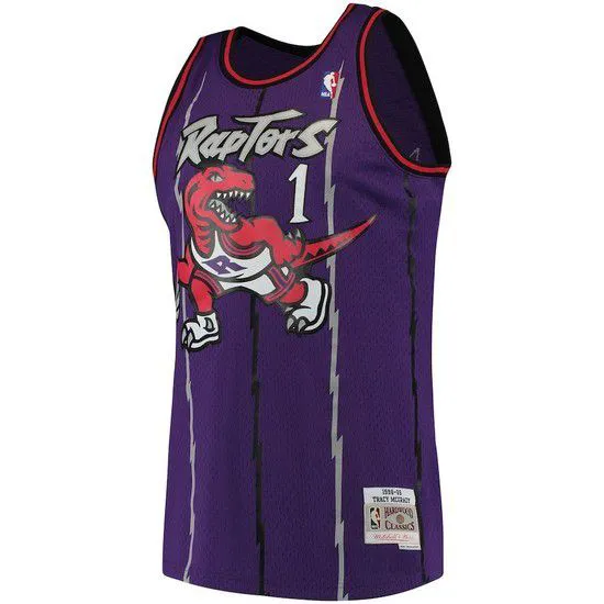 Regata Clássica mitchell E Ness Toronto Raptors Swingman-Roxo