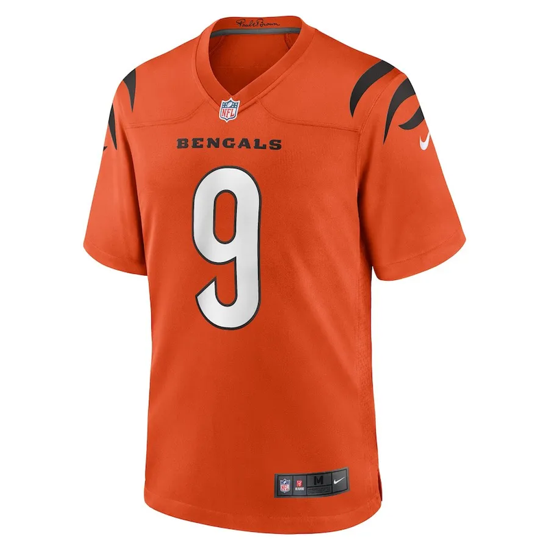 Camisa Futebol Americano Nike Cincinnati Bengals- laranja/Preto