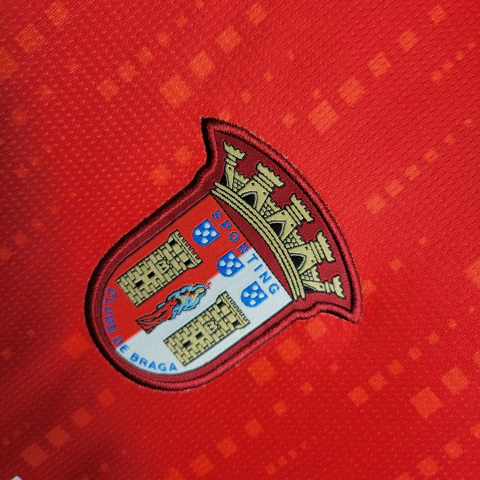 Camisa Sporting Clube De Braga I 23/24 Torcedor Puma- Masculino- Vermelho