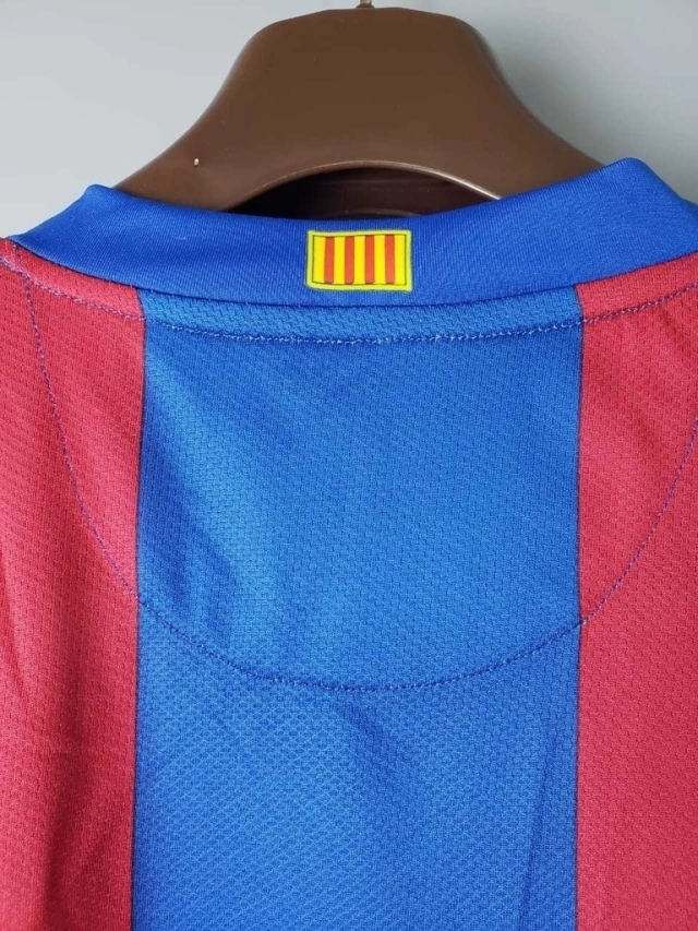 Camisa Barcelona Retrô 2006/2007 - Nike Azul Grená