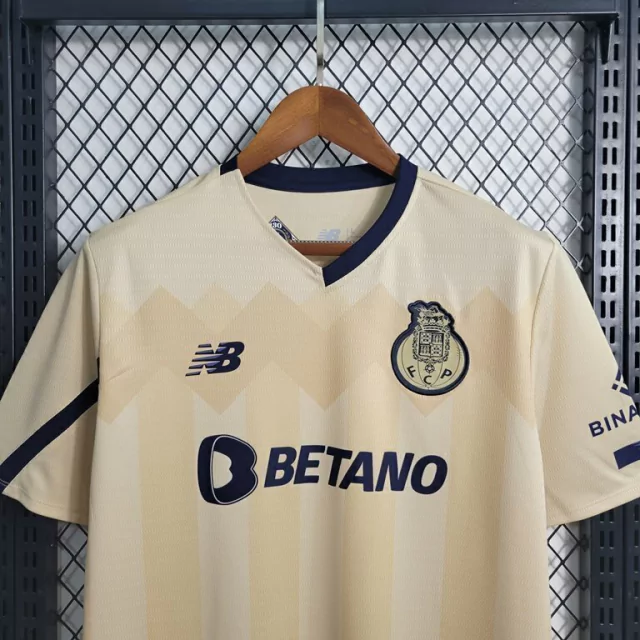 Camisa Porto Away New balance 2023/24 Masculino Dourada