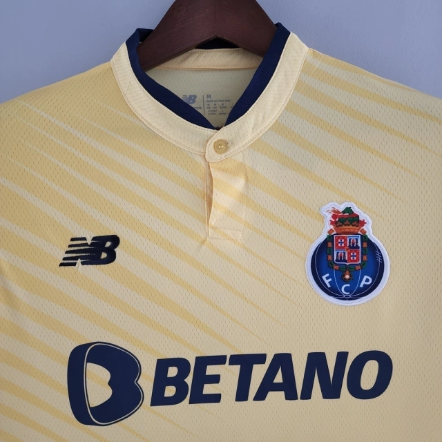 Camisa Porto Away New Balance 2022/23 Masculino Amarelo