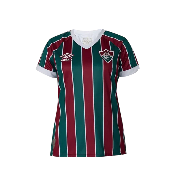 Camisa Umbro Fluminense I 2023 - Feminina- Grená