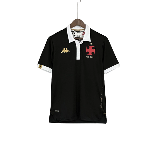 Camisa Vasco III Third Kappa Torcedor 2023/24 Masculina Camisas Negras
