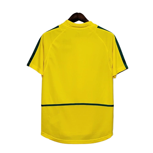 Camisa Retrô Seleção Brasileira I Home Nike 2002/03 Masculino Amarelo