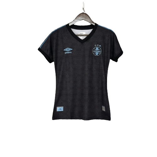 Camisa Grêmio III Umbro 23/24 Feminina - Preta