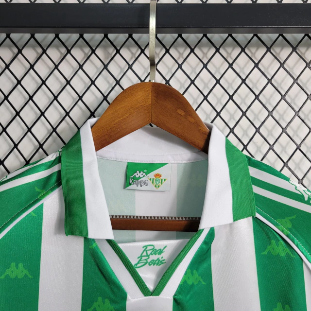 Camisa Retro Real Bétis - 95/97- Verde e Branco - Masculino