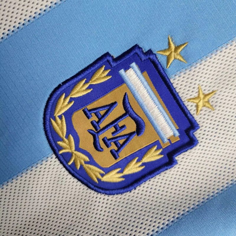 Camisa Retro Seleção Argentina 2010- Azul