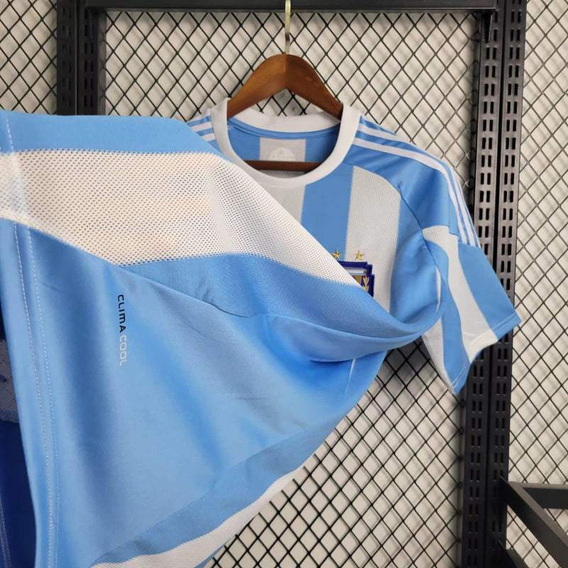 Camisa Retro Seleção Argentina 2010- Azul