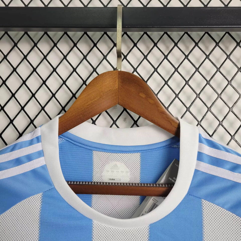 Camisa Retrô Argentina Adidas 2010/11 Azul e Branco