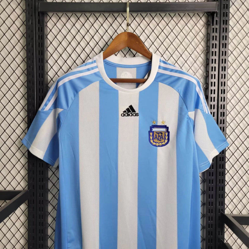 Camisa Retro Seleção Argentina 2010- Azul