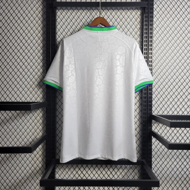 Camisa Brasil Concept Leopard Nike Torcedor 2022/23 Masculino Branco