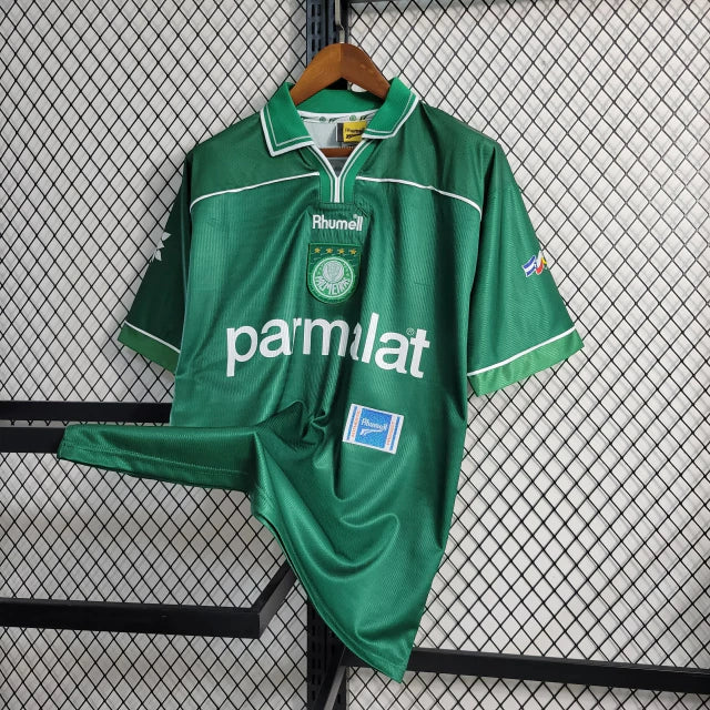 Camisa Retrô Palmeiras Rhummel 1999/00 Masculino Verde