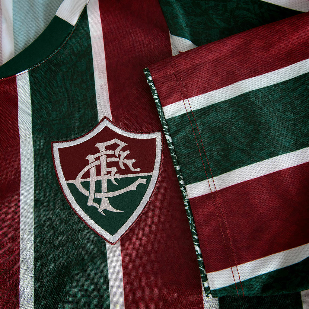 Camisa Fluminense I Home 2024/25 Torcedor Umbro Masculina Tricolor