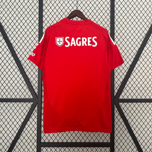 Camisa Benfica I Home 2024/25 Torcedor Adidas Masculino Vermelho