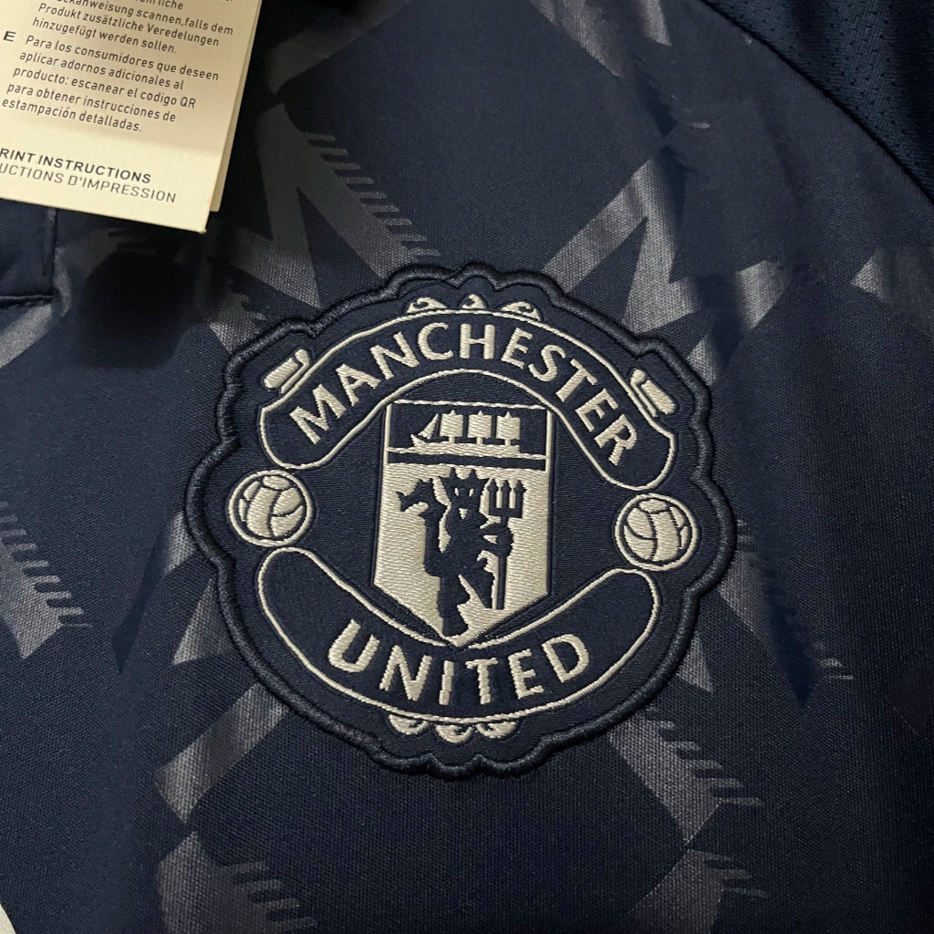 Camisa Manchester United II Away 2024/25 Torcedor Masculina Azul