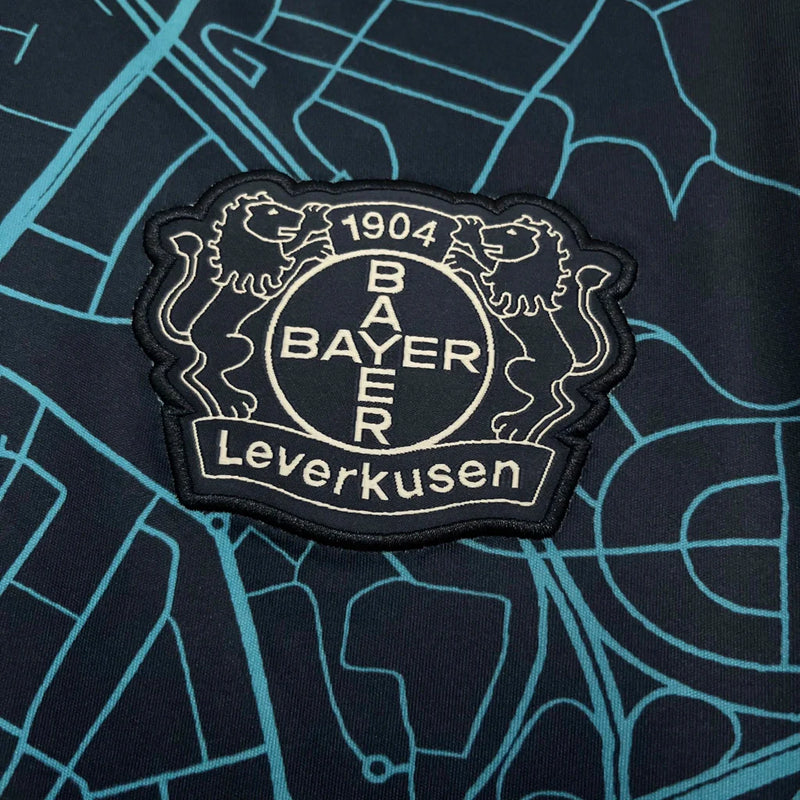 Camisa Bayer Leverkusen II Torcedor 2024/25 Masculino Azul Escuro