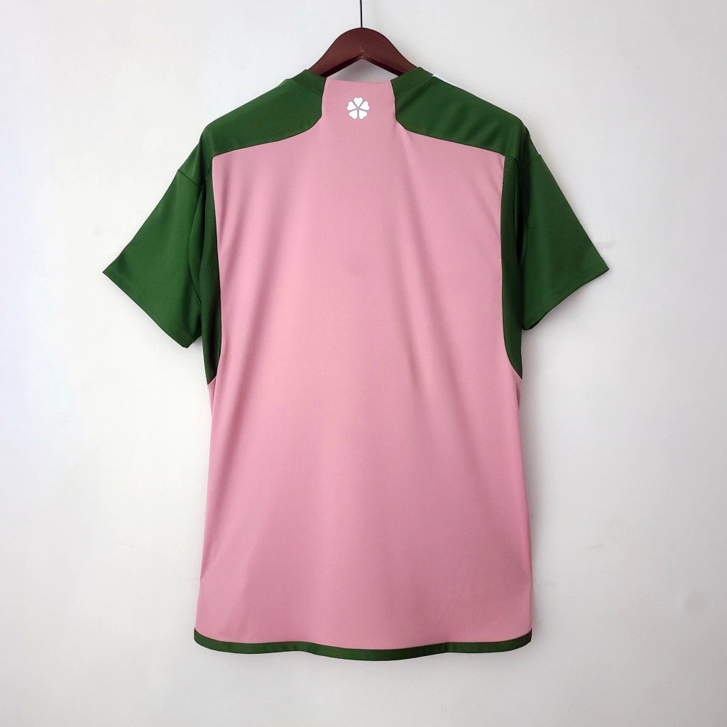 Camisa Japão Edição Especial Adidas x Nigo 2022/23 Torcedor Masculino Rosa e Verde