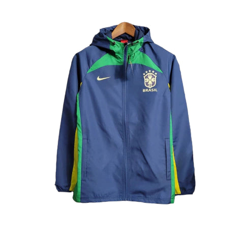 Jaqueta Corta-Vento Brasil 23/24 Masculino Nike - Azul