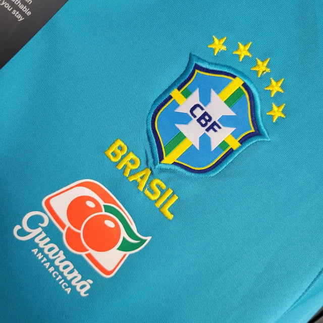 Jaqueta Corta-Vento Brasil 2023/24 Masculino Azul