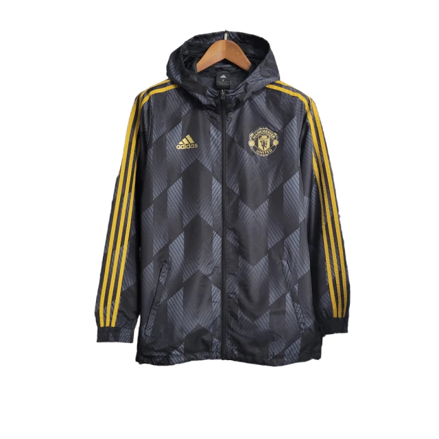 Jaqueta Corta-Vento Manchester United 23/24 Masculino Adidas - Vermelho