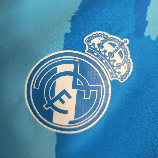 Jaqueta Corta-Vento Real Madrid 23/24 Masculino Adidas - Azul