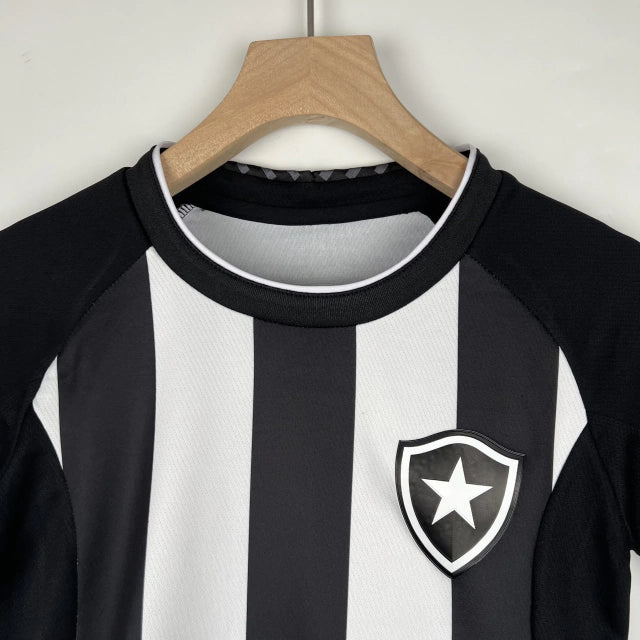 Kit Infantil Botafogo Home 22/23 - Preta e Branca
