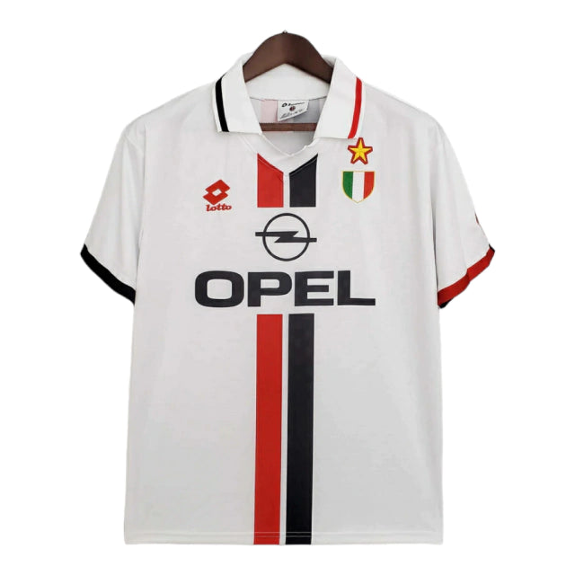 Camisa Milan Retrô 1995/1997 Branca - Lotto